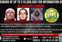 Dowladda Maraykanka oo 10 milyan oo Dollar dul dhigtay horjoogeyaasha sare ee kooxda khawaarijta