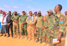 Wasiirka amniga Galmudug oo kormeeray furimaha dagaalka