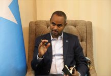 Wasiirka Difaaca Soomaaliya oo kulamo gaar gaar ah la qaatay safiirada dalalka Jarmalka iyo Kenya ee Soomaaliya