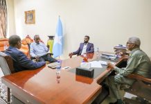 Guddoomiye Cali Jeyte oo Aqalka Sare uga warbixiyay howlgallada ka socda Hiiraan