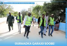 Maamulka Wasaaradda Qorshaynta iyo Hawlwadeeno la socday oo booqday Cisbitaallada ay ku jiraan dhaawacyadii qaraxii Soobe 2