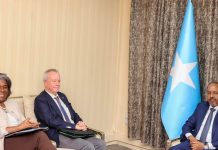 Madaxweyne Xasan Sheekh oo kulan miro dhal ah la yeeshay Ergayga Mareykanka u fadhiya Qaramada Midoobay