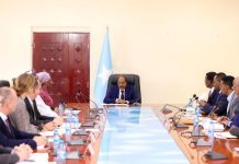 MAXWEYNE XASAN SHEEKH OO KULAN LA QAATAY WAKIILLADA BEESHA CAALAMKA EE SOOMAALIYA