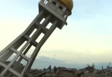 Dhulgariir ku dhuftay qeybo kamid ah dalka Indonesia