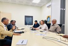 Guddoomiyaha Hay’adda maareynta masiibooyinka Qaranka oo la kulmay mas’uuliyiin ka tirsan Bangiga Adduunka