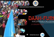 Shacabka Muqdisho iyo madaxda dalka oo maanta ka qeyb-galaya Daah-furka kacdoonka Muqdisho