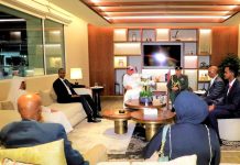 Wasiirka Gaashaandhigga oo lagu soo dhaweeyay Dalka Isutagga Imaaraadka Carabta