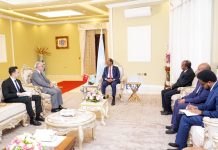 Madaxwayne Xasan Sheekh oo kulan saagootin ah la yeeshay Safiirka Dowladda Turkiga