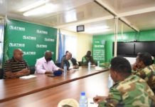 Taliyaha xoogga dalka oo la kulmay wakiilka midowga Afrika ee Soomaaliya