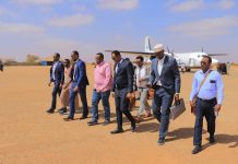 Guddoomiye ku-xigeenka Bangiga dhexe Soomaaliya oo gaaray Magaalada Kismaayo.