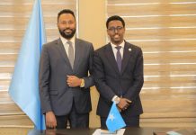 Wasiirka dhallinyaradda iyo Ciyaaraha ee XFS oo kulan la yeeshay Ergeyga Gaarka ah ee dalka Finland u qaabilsan Geeska Afrika