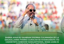 MADAXWEYNAHA OO DADAAL GALINAAYO CIRIBTIRKA KHAWAARIJTA