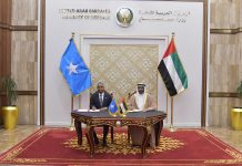 Wasiirka Gaashaandhigga XFS ayaa heshiis la gaaray Wasiiru dowlaha Wasaaradda Gaashaandhigga Emarat-ka