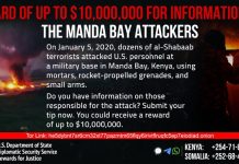 Mareykanka oo ku yaboohay lacago la siinayo ciddii soo sheegta xogta Macallin Ayman iyo dhagarqabayaal kale