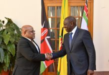 Madaxweynaha Kenya iyo Danjire Mohamed El-Amine Souef oo ka wada hadlay arrimaha Soomaaliya