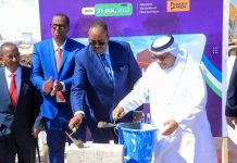 Madaxweynaha puntland oo dhagax dhigay dhismaha wejiga 3-aad ee Garoonka Diyaaradaha Boosaaso