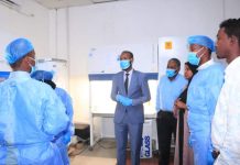 Wasiir ku xigeenka Wasaaradda Cafimaadka XFS oo kormeer shaqa ku tagay xarunta dhexe Shaybaarka Qaranka