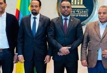 Wasiirka wasaaradda Ganacsiga XFS oo la kulmay Wasiirada Maaliyadda iyo Ganacsiga ee Itoobiya