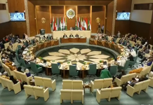 Wafdi Xildhibaanno ka tirsan labada Aqal oo ka qayb galay shirka Shanaad ee madaxda Baarlamaannada Carabta