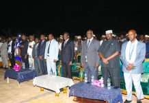 Madaxweynaha Galmudug oo ka qeyb galay Munaasabad lagu caleema saarayo Guddoomiyaha cusub ee degmada Cabudwaaq
