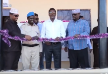 Madaxweynaha Galmudug oo xarigga ka jaray saladhiga booliska degaanka Huurshe ee gobolka Galgaduud