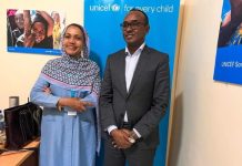 Guddoomiyaha Hayโdda Maaraynta Masiibooyinka Qaranka oo kulan la qaatay Madaxa Hayโadda UNICEF ee Soomaaliya