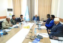 Guddiga horumarinta adeegga Bulshada aqalka sare oo kulan la qaatay Wasiirka shaqada iyo shaqaalaha