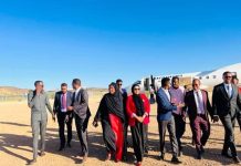 Wafdi ay hoggaamineyso Wasiirka Gaadiidka XFS oo gaaray Magaalada Beledwayne