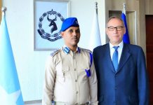 Taliyaha Ciidanka Boliiska Soomaaliya oo kulan la yeeshay madaxa hay’ada EUCAPSOM