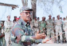 Wasiirka amniga Jubbaland oo kormeeray xerooyinka ciidamada xoogga ee degmada Afmadow