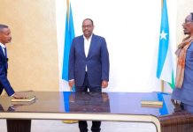 Madaxweynaha Puntland oo goobjoog ka noqday dhaarinta xeer Ilaaliyaha guud iyo Guddoomiyaha Maxkamada Ciidamada qalabka sida