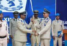 Taliyaha cusub ee ciidamada Booliska Soomaaliyeed oo xilka la wareegay