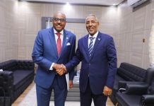 Wasiirka Arrimaha Dibadda XFS oo xafiiskiisa ku qaabilay wafdi heer sare ah oo ka socda OIC