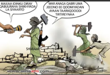 JABKA ARGAGIXISADA OO SII LABA JIBAARMAYA.