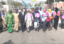 Ololaha Haweenka Soomaaliyeed ee Garanwaaga Gurigaaga ka soo saar oo maalintii shanaad ka socda Muqdisho