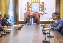 Guddoomiyaha G/Shacabka BJFS oo xafiiskiisa ku qaabilay Madaxda Hay’adda UNHCR