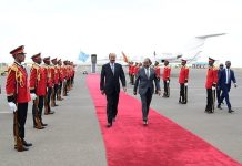 Madaxweynaha JFS oo booqasho rasmi ah uga bilaabatay dalka Eritrea