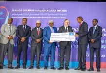 Soomaaliya oo guday qeyb kamid ah abaalkii ay u galeen walaalaha Turkiga (warbixin)