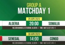 Xulka Qaranka ee 17-jirada oo maanta la ciyaaraya dhiggooda Algeria
