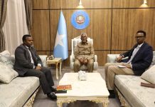 Guddoomiyaha Aqalka Sare oo qaabilay Safiirka Dowladda Itoobiya