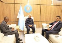 Guddoomiye Cabdi Xaashi oo xafiiskiisa ku qaabilay Madaxa Hay’adda Socdaalka Adduunka (IOM