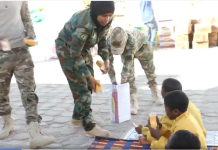 Ciidanka Danab oo deeq raashin ah gaarsiiyay xarun ay ku jiraan caruur darbi jiif ah