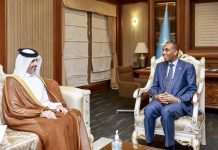 Ra’iisul Wasaaraha XFS oo xafiiskiisa ku qaabilay danjiraha Qatar