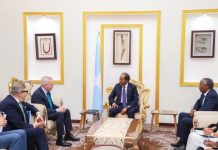 Madaxweyne Xasan Sheekh oo qaabilay wafdi ka socday Dalka Finland
