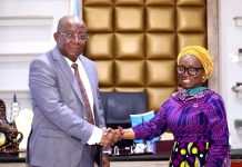 Wasiirka Warfaafinta XFS oo kulan la yeeshay ku simaha Ergeyga Gaarka ee Qaramada Midoobay u qaabilsan Soomaaliya