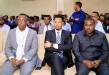 Guddoomiye Ku-Xigeenka Labaad Ee Golaha Shacabka oo ka qayb galay daah furka xafiiska matalaada iyo xiriirka dadweynaha