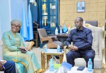 Guddoomiyaha Gobolka Banaadir oo kulan la qaatay Kusimaha Wakiilka Gaarka ah ee Qaramada Midoobe u qaabilsan Soomaaliya