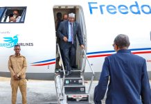 Guddoomiyaha golaha Shacabka oo gaaray magaalada Baraawe