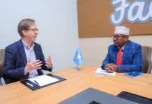 Wasiir Fiqi oo qaabilay wafdi ka socda wasaaradda arrimaha gudaha Finland.
