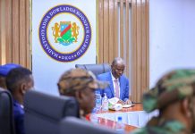 Madaxweyne Laftagareen oo guddoomiya shirka Golaha Amniga Koonfur Galbeed